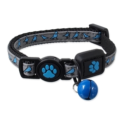 Obojek ACTIV CAT Reflective modrý XS 