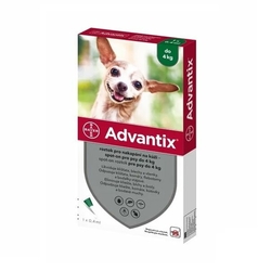 BAYER Advantix Spot-On pro psy do 4 kg 0,4ml 