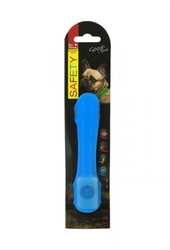 Návlek DOG FANTASY LED svítící modrý