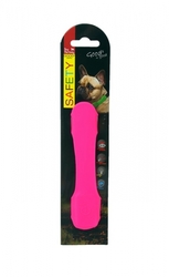 Návlek DOG FANTASY LED svítící růžový