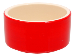 Miska keramická červená průměr 10cm/výška 5cm