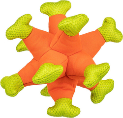 Aqua Toy mořský ježek, plovoucí hračka do vody, 24 cm, oranžová/zelená
