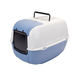 WC toaleta pro kočku FERPLAST PRIMA CABRIO MODRÁ 40x52x38cm 