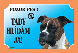 Cedulka Boxer německý