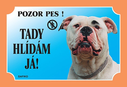 Cedulka americký buldok 