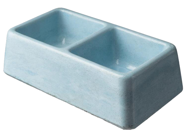 Dvojmiska beton 0,4 a 0,6l 