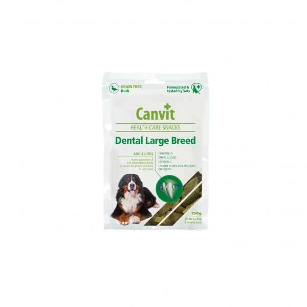 Canvit snack dental large duck 250g