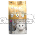 MAGIC LITTER 5l Ultra White Baby Powder,Bentonite stelivo pro kočku