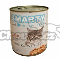 Smarty konzerva pro kočku 810g ryba