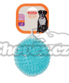 Hračka pes míč BALL SPIKE TPR POP 13cm s ostny modrý Zolux