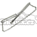 Píšťalka kovová s řetízkem 10,5cm Croci