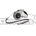 FLEXI vodítko New Comfort lanko černé S 5m/12kg