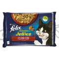 FELIX Sensations Jellies kaps. 4x85g hovězí/kuře v želé