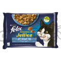FELIX Sensations Jellies kaps. 4x85g losos/treska v želé