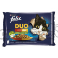 FELIX Fantastic DUO kaps. 4x85g jehně,kuře,vepř,zvěř s cuketou