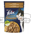 FELIX Sensations Sauces kaps. 85g krůtí v omáčce s přích slaniny
