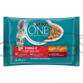 Purina ONE kaps. 4x85g Sterilcat minifiletky