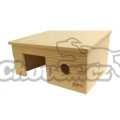 Domek "Šikmá střecha" pro králíka 31 x 17 x 22,5cm