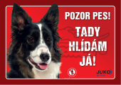 Cedulka plast BORDER KOLIE