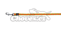 Vodítko Cavo splétané oranžovo-zelené 1,2x100cm Trixie