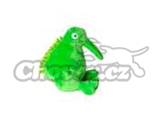 KIWI Hračka pes PLUSH plyš,pískací,zelená 16cm