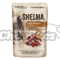 Shelma kaps.kočka kachna s brusinkou 85g