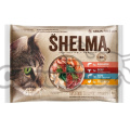 Shelma kaps.kočka 4x85g kuře,hov.,losos,treska