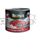 IRONpet Cat konz.200g hovězí 100% monoprotein