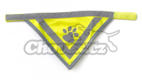 Reflexní šátek pro psa vel.L 49cm obvod krku