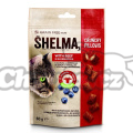 Shelma snack GF kočka polštářky hovězí/borůvka 60g