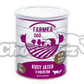 FARMKA dog kusy jater v hovězím 800g