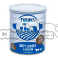 FARMKA dog kusy lososa v hovězím 800g