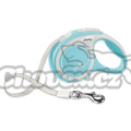 FLEXI vodítko New Comfort páska sv.modré S 5m/15kg