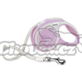 FLEXI vodítko New Comfort páska růžové XS 3m/12kg