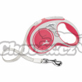 FLEXI vodítko New Comfort páska červené S 5m/15kg