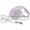 FLEXI vodítko New Comfort páska růžové M 5m/25kg