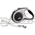 FLEXI vodítko New Comfort páska černé L 5m/60kg