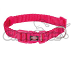 Trixie obojek premium XXS-XS 15-25cm/10mm fuchsie