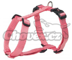 Trixie PREMIUM H-postroj XS-S 30-44 cm/10 mm, - plameňák