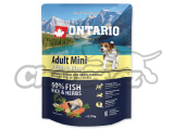 ONTARIO Adult Mini Fish & Rice 2,25kg
