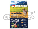 ONTARIO Puppy Medium Lamb & Rice 2,25kg