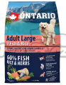 ONTARIO Adult Large Fish & Rice 2,25kg