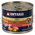 Ontario konz.mini calf, sweetpotato, dandelion and linseed oil 200g