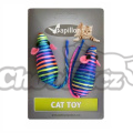Hračka pro kočku myš duhová 7cm/2ks