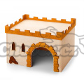 Domek Hrad pro morče vel.24x18×16cm