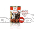FINE CAT Family konz. pro kočky s HOVĚZÍM 415g