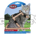 Trixie Postroj+vodítko kočka 26-43cm/10mm 1,2m