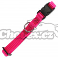 Obojek DF Classic růžový XS 21-30cm/1cm