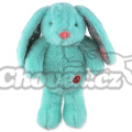 Hračka Dog Fantasy Cuddle Zajíček s tlukoucím srdcem tyrkysová 29cm