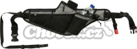 Joggingový pás s vodítkem, pás: 70-130 cm, vodítko 1.15-1.50 m, 20mm, šedá